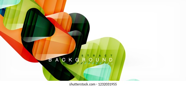 Geometric abstract background, triangles, trendy layout template for business or technology presentation or web design cover, wallpaper. Vector illustration