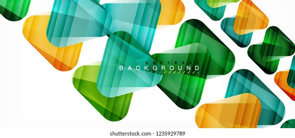Geometrischer abstrakter Hintergrund, Dreiecke, trendige Layoutvorlage für Geschäfts- oder Technologiepräsentation oder Web-Design-Cover, Bildschirmhintergrund. Vektorgrafik