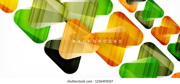 Geometric abstract background, triangles, trendy layout template for business or technology presentation or web design cover, wallpaper. Vector illustration
