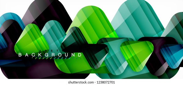 Geometric abstract background, triangles, trendy layout template for business or technology presentation or web design cover, wallpaper. Vector illustration