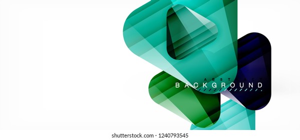 Geometric abstract background, triangles, trendy layout template for business or technology presentation or web design cover, wallpaper. Vector illustration