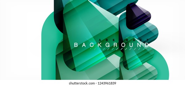 Geometric abstract background, triangles, trendy layout template for business or technology presentation or web design cover, wallpaper. Vector illustration
