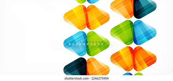 Geometric abstract background, triangles, trendy layout template for business or technology presentation or web design cover, wallpaper. Vector illustration
