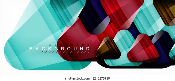 Geometric abstract background, triangles, trendy layout template for business or technology presentation or web design cover, wallpaper. Vector illustration