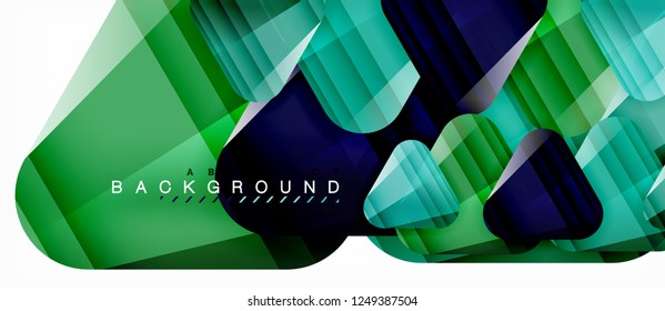 Geometric abstract background, triangles, trendy layout template for business or technology presentation or web design cover, wallpaper. Vector illustration