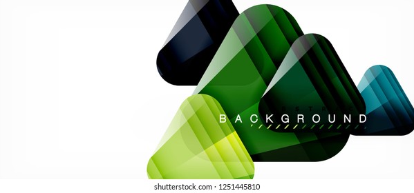 Geometric abstract background, triangles, trendy layout template for business or technology presentation or web design cover, wallpaper. Vector illustration