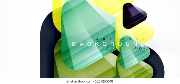Geometric abstract background, triangles, trendy layout template for business or technology presentation or web design cover, wallpaper. Vector illustration