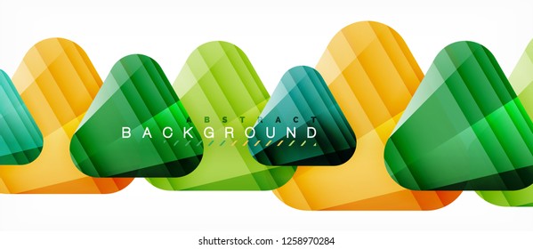 Geometric abstract background, triangles, trendy layout template for business or technology presentation or web design cover, wallpaper. Vector illustration