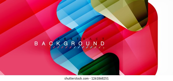 Geometric abstract background, triangles, trendy layout template for business or technology presentation or web design cover, wallpaper. Vector illustration