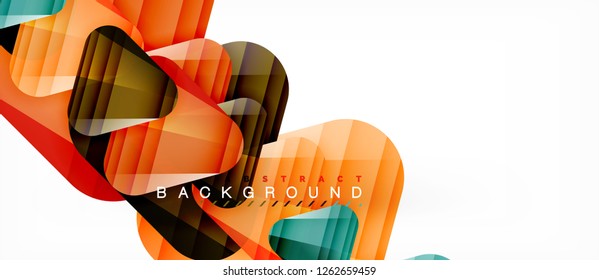 Geometric abstract background, triangles, trendy layout template for business or technology presentation or web design cover, wallpaper. Vector illustration