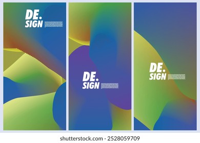 
Fondo Abstractas geométrico con varios colores armoniosos del Vector