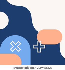 geometric abstract background vector design