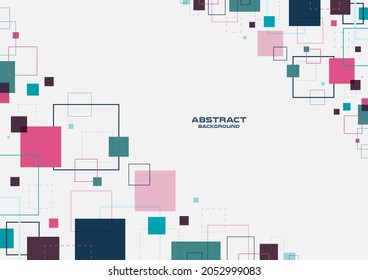 Geometric abstract  background , Vector and illustration banner poster template