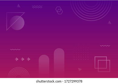 Geometric abstract background wallpaper analytics data mathematics with gradient color school theme science