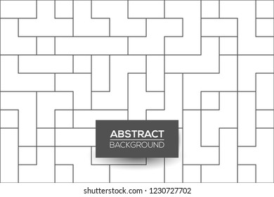 Geometric abstract background. Web landing page template design. Minimal trendy cover. Black and white. Vector illustration.