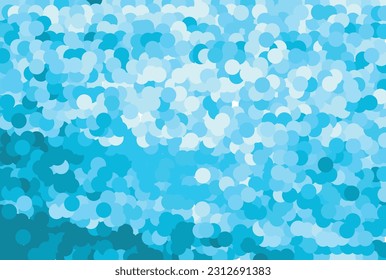 Geometric abstract background. Abstract white and blue geometric circles shape on white background. Modern elegant simple circles texture. 