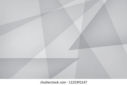 Geometric abstract background white and grey