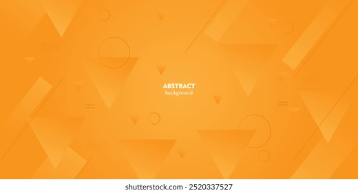 Fondo abstracto geométrico. Formas triangulares amarillas con líneas y composición ligera. Diseño sencillo y elegante.