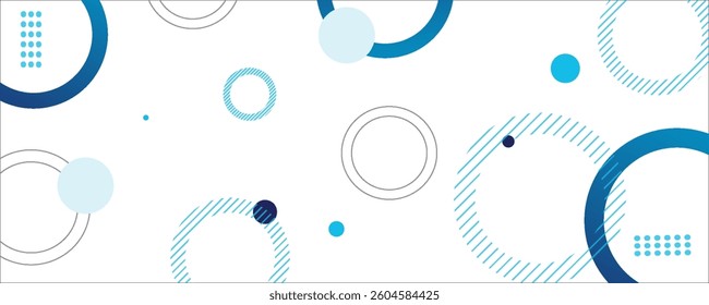 geometric abstract background.blue gradations.circle effect style.shape line.