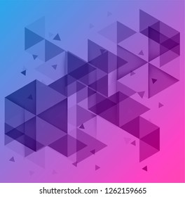 Geometric abstract background.Colorful riangle background