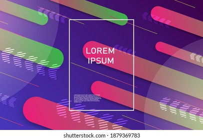 geometric Abstract background.curvy, wavy,flowing, Dynamic shapes composition EP.2.Used to fall for advertising products or other events