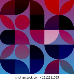 Fondo abstracto geométrico.Cartel de arte minimalista geométrico con forma simple. Resumen de diseño de patrones vectoriales para banner web, presentación de negocios, paquete de marca, impresión de tela, etc.