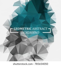 GEOMETRIC ABSTRACT BACKGROUND,Multi-color geometric low poly style. Polygonal template design for your artwork.