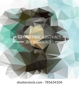 GEOMETRIC ABSTRACT BACKGROUND,Multi-color geometric low poly style. Polygonal template design for your artwork.