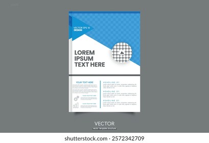 Geometric Abstract Backgrounds Design. Abstract Business Flyer Template Flat Design.