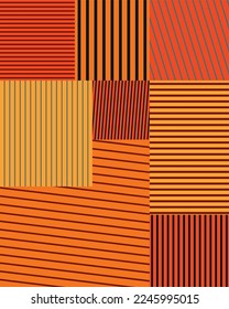 Geometric Abstract Backgrounds Design. Composition of simple geometric shapes pattern. For use in Presentation, Flyer or  Leaflet, Cards, clothes, fabric, Website Design. Vector illustration.
