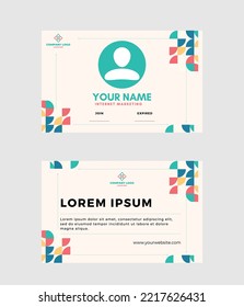 Geometric Abstract Backgrounds Design For use in Presentation, Flyer and Leaflet, Cards, Landing, Website Design. Vector illustration.