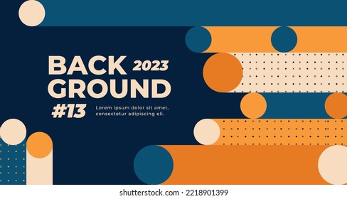 Diseño de fondos geométricos abstractos para uso en presentación, volante y prospecto, tarjetas, aterrizaje, diseño de sitio web. Ilustración vectorial.
