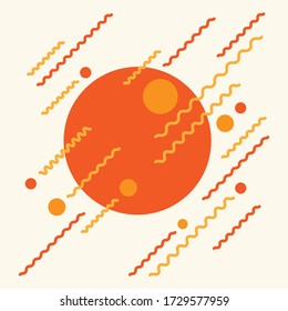 Abstrakte geometrische Hintergründe, Kompositionen dynamischer geometrischer Formen, flacher und sauberer Stil, Anwendbar für alle grafischen Arbeiten.