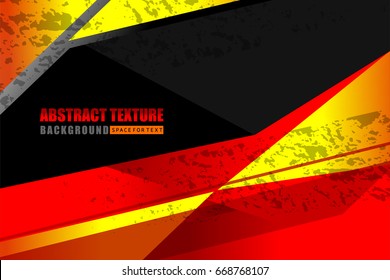 Geometric Abstract Backgrounds with grunge texture, vector illustration