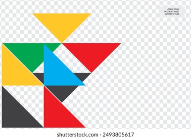 Geometric Abstract Backgrounds with triangles. For use in Presentation, Flyer and Leaflet, Cards, Landing, Website Design.