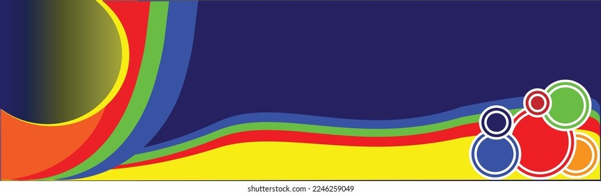 Geometric Abstract banner background with gradient color.Template Design with liquid shape. Trendy art geometric background with flat, minimalist style Vector poster Colorful Abstract background.