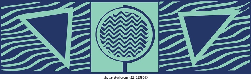 Geometric Abstract banner background with gradient color.Template Design with liquid shape. Trendy art geometric background with flat, minimalist style Vector poster Colorful Abstract background.