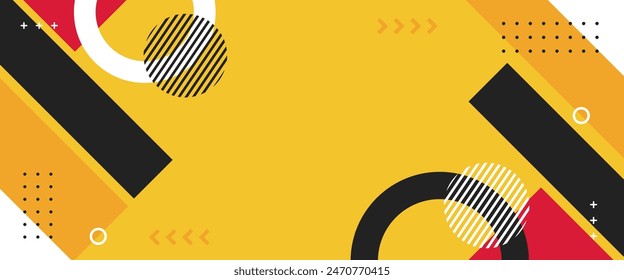 Geometric abstract banner background. Modern geometric wallpaper. Vector illustration for templates, banners, covers, flyers, cards, web, pages, and headers