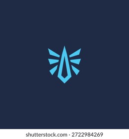 Geometric abstract beacon logo representing guidance, signal, and focus.