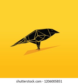 geometric abstract bird