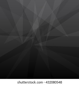 Geometric Abstract Black Background