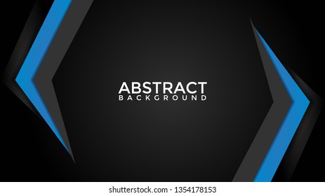 geometric abstract black background blue colorful wallpaper