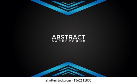 geometric abstract black background blue colorful wallpaper