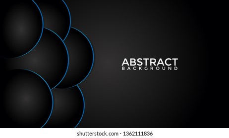 geometric abstract black background blue colorful wallpaper
