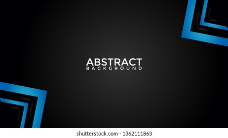 geometric abstract black background blue colorful wallpaper