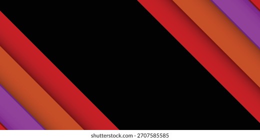 geométrico abstrato fundo preto papel de parede colorido
vetor