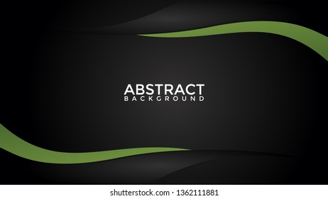 geometric abstract black background green colorful wallpaper