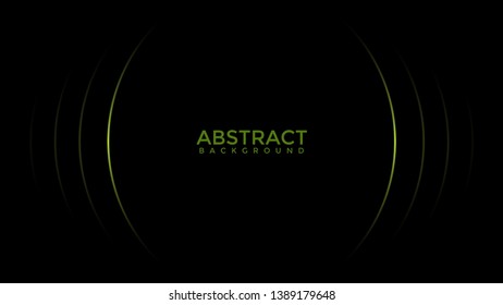 geometric abstract black background green colorful wallpaper
