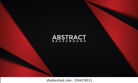 geometric abstract black background red colorful wallpaper