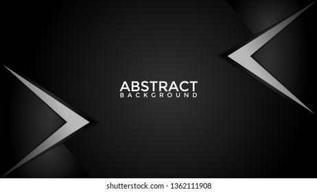 geometric abstract black background white colorful wallpaper